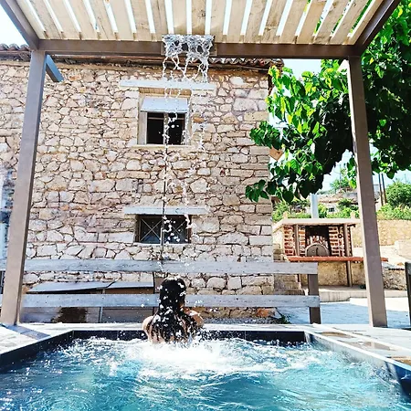 Holiday home Agios Ioannis Stone With Private Heated Pool & Hydro-massage